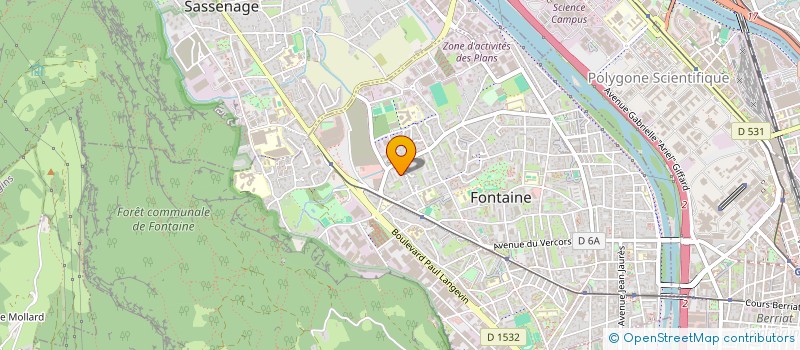 localisation de l'entreprise COPROPRIETE LE ROITELET  FONTAINE