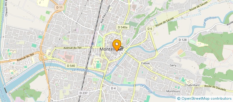 localisation de l'entreprise COPROPRIETE LE ROSERIE  MONTELIMAR