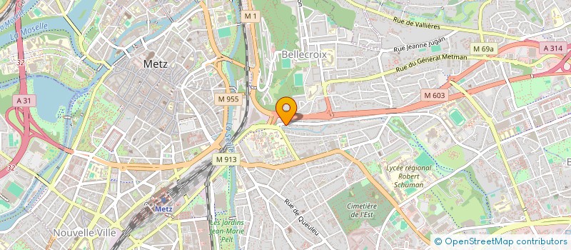 localisation de l'entreprise COPROPRIETE LE ROUAULT  METZ