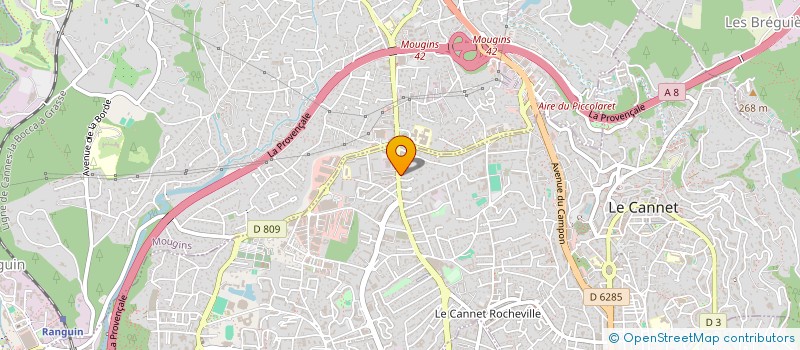 localisation de l'entreprise COPROPRIETE LE SANCERRE à LE CANNET