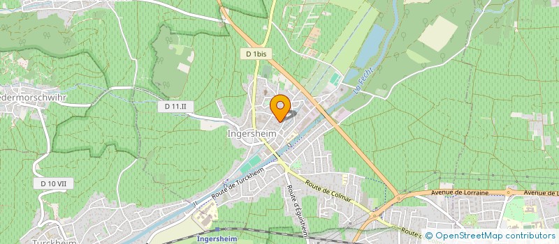 localisation de l'entreprise COPROPRIETE LE SCHWENDI  INGERSHEIM