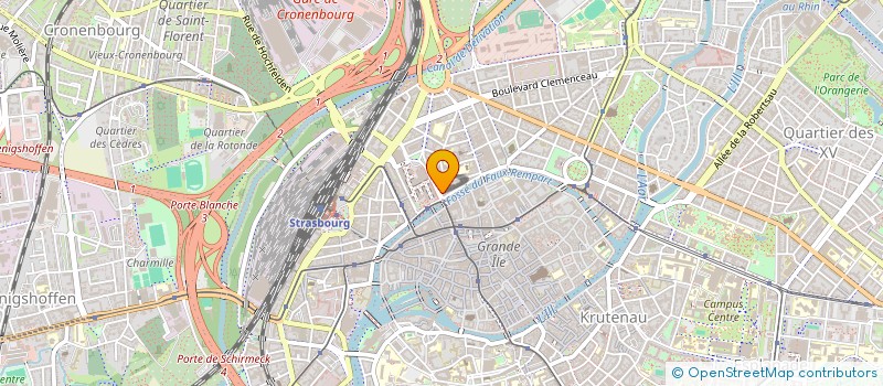 localisation de l'entreprise COPROPRIETE LE SEBASTOPOL à STRASBOURG