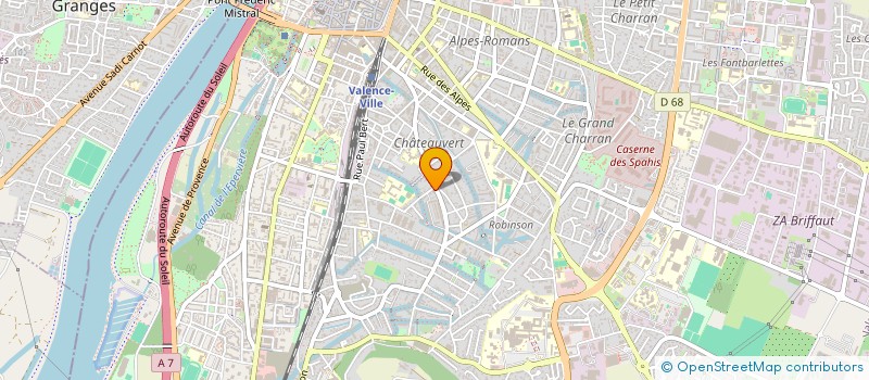 localisation de l'entreprise COPROPRIETE LE SERBIE  VALENCE