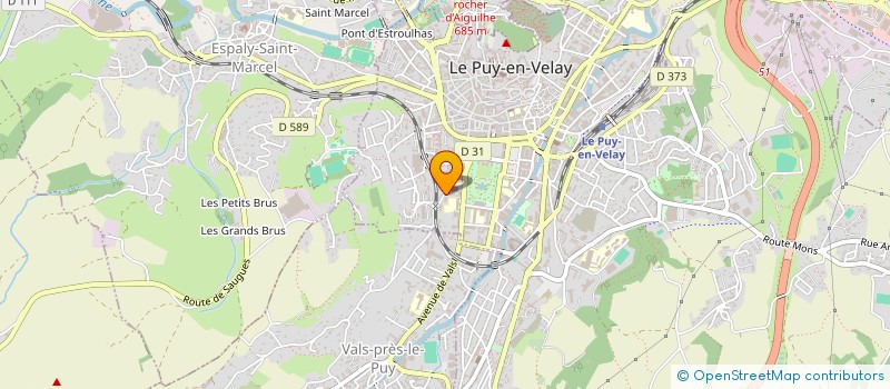 localisation de l'entreprise COPROPRIETE LE SINCLAIR 2 à LE PUY-EN-VELAY