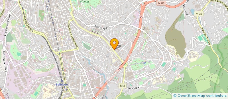 localisation de l'entreprise COPROPRIETE LE SOLEIMIO  SAINT-ETIENNE