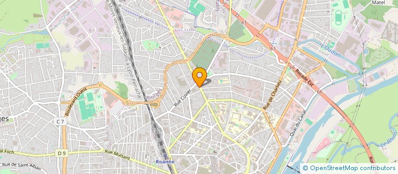 localisation de l'entreprise COPROPRIETE LE SQUARE  ROANNE