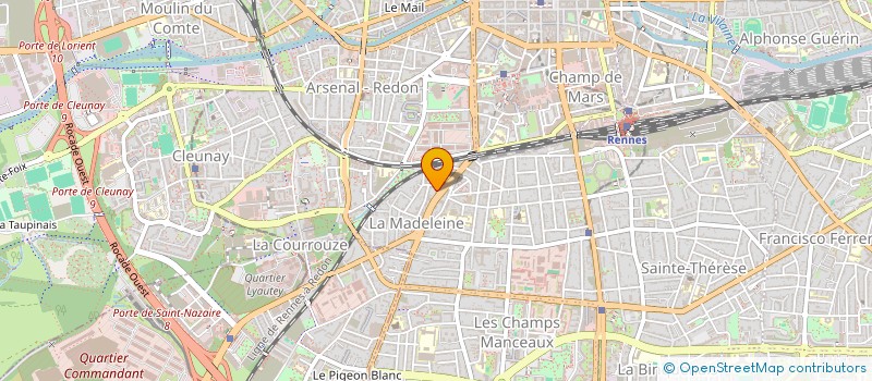 localisation de l'entreprise COPROPRIETE LE ST GEORGES  RENNES