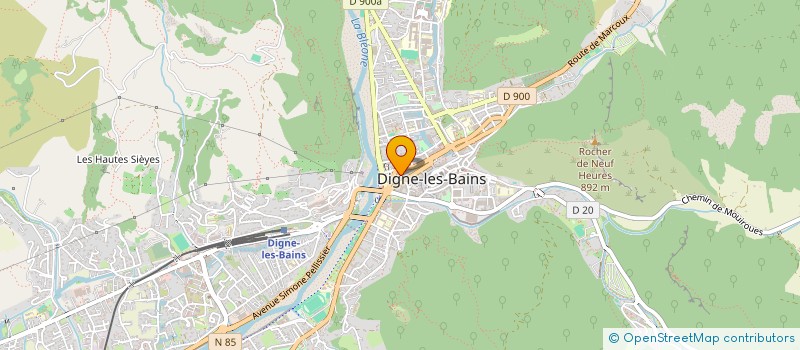localisation de l'entreprise COPROPRIETE LE ST JACQUES à DIGNE-LES-BAINS