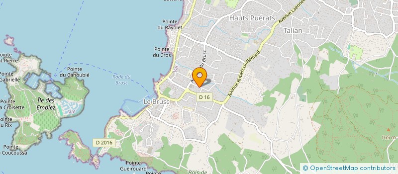 localisation de l'entreprise COPROPRIETE LE ST PIERRE à SIX-FOURS-LES-PLAGES