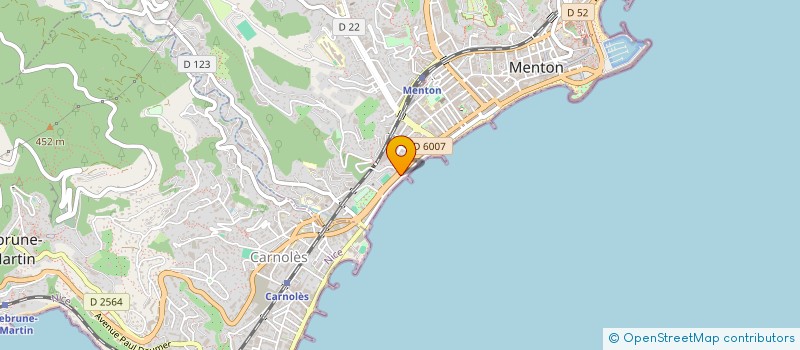 localisation de l'entreprise COPROPRIETE LE STELLA MARE  MENTON