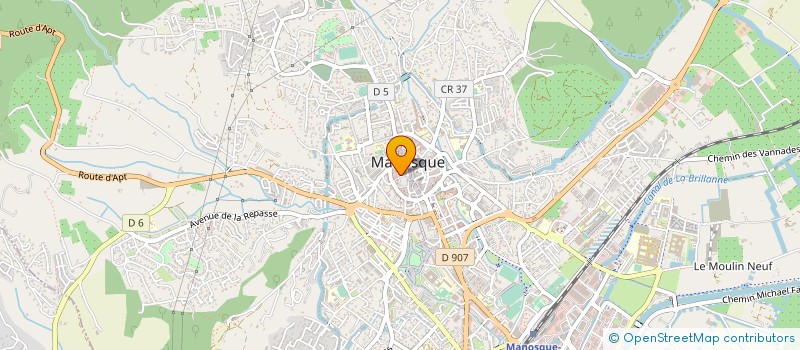 localisation de l'entreprise COPROPRIETE LE TERREAU à MANOSQUE