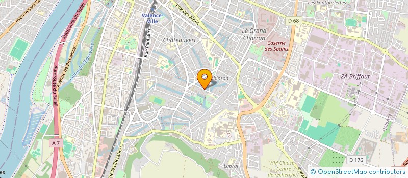 localisation de l'entreprise COPROPRIETE LE THON  VALENCE