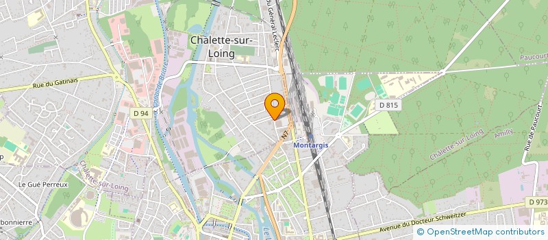 localisation de l'entreprise COPROPRIETE LE TILLEUL à CHALETTE-SUR-LOING