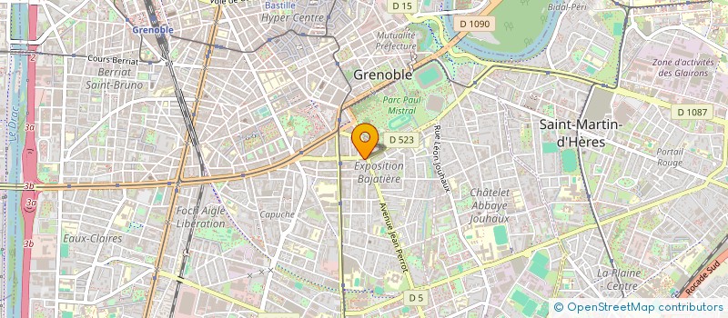 localisation de l'entreprise COPROPRIETE LE TITAN  GRENOBLE