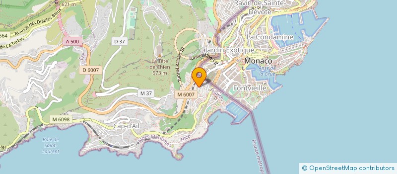 localisation de l'entreprise COPROPRIETE LE TIVOLI à CAP-D'AIL