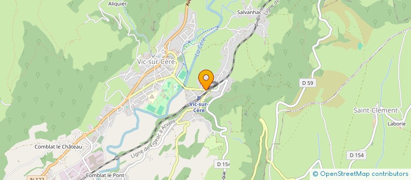 localisation de l'entreprise COPROPRIETE LE TOURING à VIC-SUR-CERE