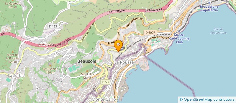 localisation de l'entreprise COPROPRIETE LE TUKANA à BEAUSOLEIL