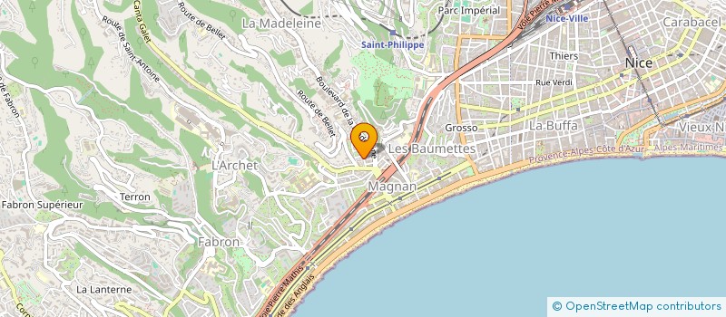 localisation de l'entreprise COPROPRIETE LE VAILLANT à NICE