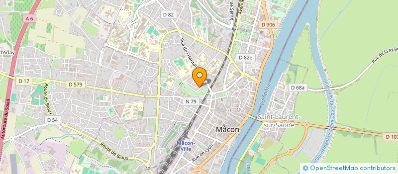 localisation de l'entreprise COPROPRIETE LE VAL FLEURI  MACON