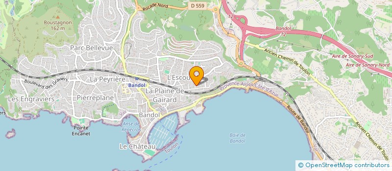 localisation de l'entreprise COPROPRIETE LE VASTE HORIZON à BANDOL