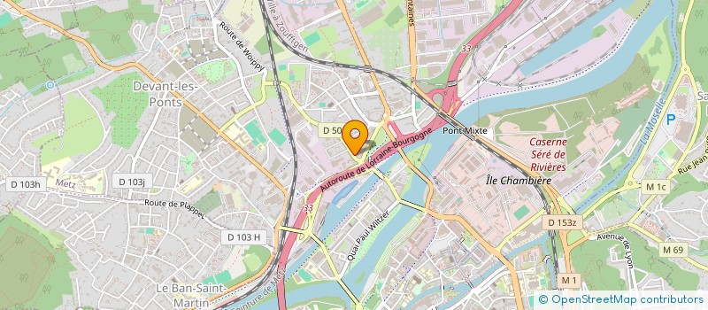 localisation de l'entreprise COPROPRIETE LE VENDOME  METZ