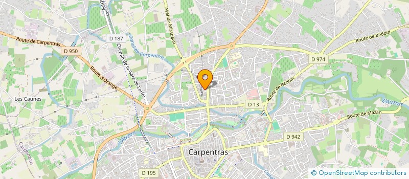 localisation de l'entreprise COPROPRIETE LE VENTOUX  CARPENTRAS