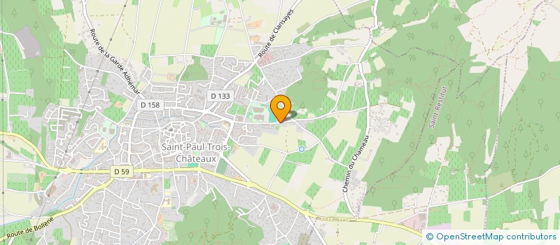 localisation de l'entreprise COPROPRIETE LE VENTOUX SP3  SAINT-PAUL-TROIS-CHATEAUX