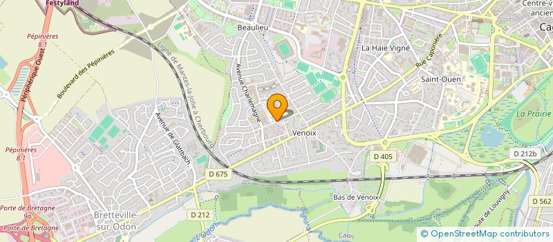 localisation de l'entreprise COPROPRIETE LE VERGER à CAEN