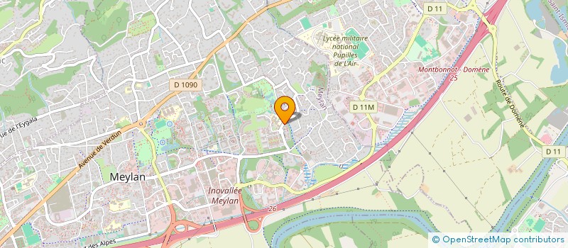 localisation de l'entreprise COPROPRIETE LE VERGER DE MAUPERTUIS  MEYLAN