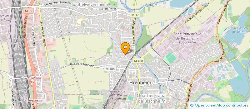 localisation de l'entreprise COPROPRIETE LE VIVALDI  HNHEIM