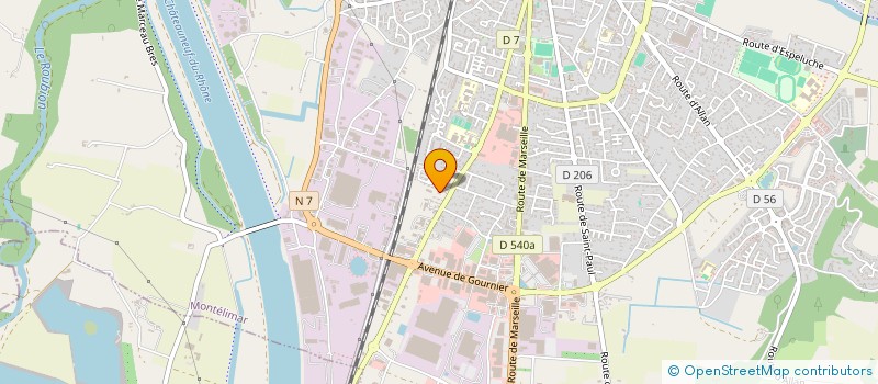 localisation de l'entreprise COPROPRIETE LE VIVARAIS  MONTELIMAR