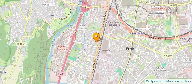 localisation de l'entreprise COPROPRIETE LEFEBVRE à ECHIROLLES