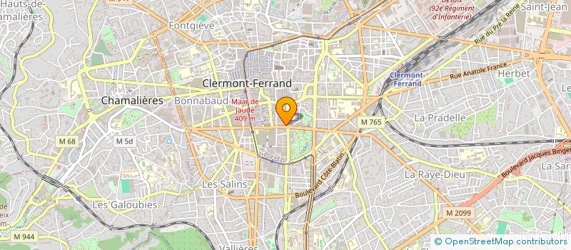 localisation de l'entreprise COPROPRIETE LEON MALFREYT  CLERMONT-FERRAND