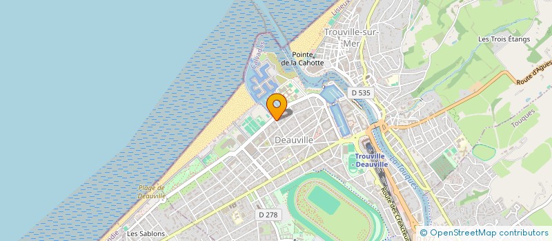 localisation de l'entreprise COPROPRIETE LES ABEILLES  DEAUVILLE