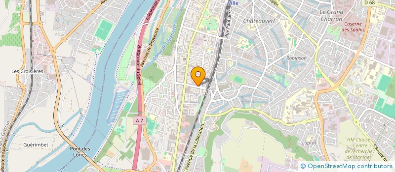 localisation de l'entreprise COPROPRIETE LES AGLANTINES  VALENCE