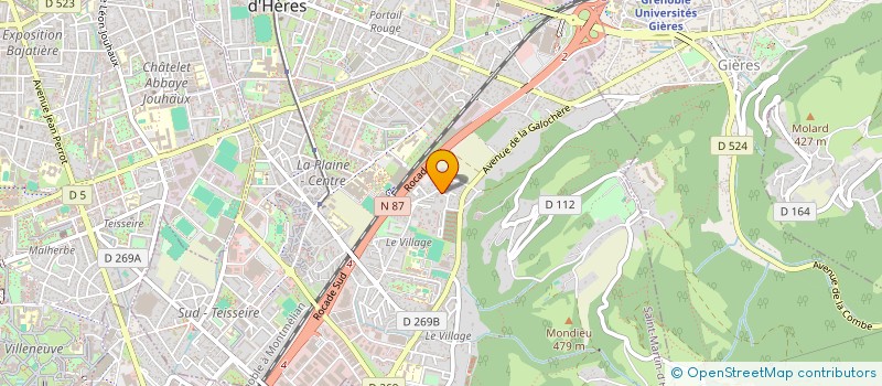 localisation de l'entreprise COPROPRIETE LES ALLOVES 1  SAINT-MARTIN-D'HERES