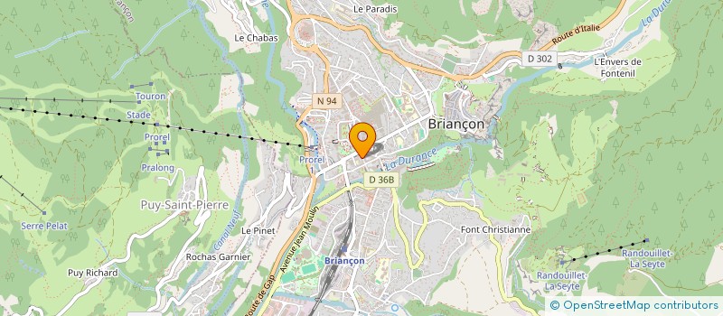 localisation de l'entreprise COPROPRIETE LES ALPETS  MONTGENEVRE