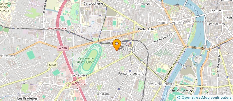 localisation de l'entreprise COPROPRIETE LES ARCADES D 1 à TOULOUSE