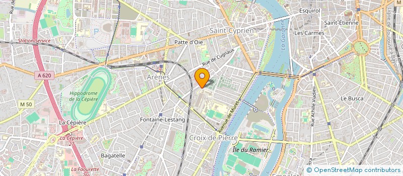 localisation de l'entreprise COPROPRIETE LES ARCS  TOULOUSE