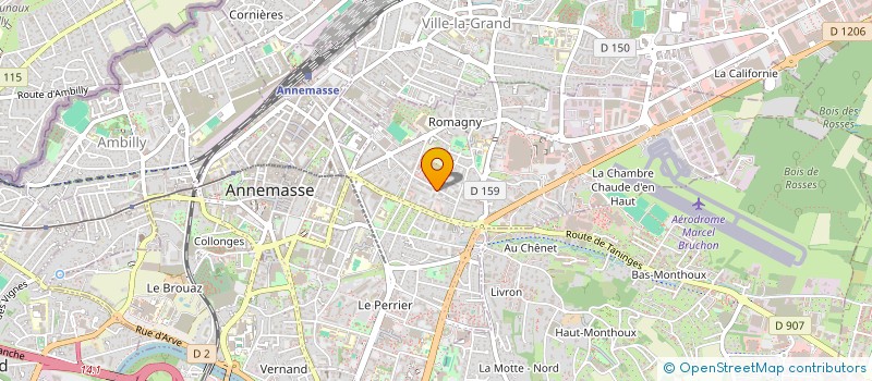 localisation de l'entreprise COPROPRIETE LES ARELLES  ANNEMASSE