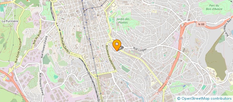 localisation de l'entreprise COPROPRIETE LES ARMURIERS  SAINT-ETIENNE