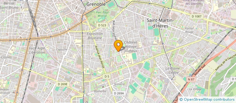 localisation de l'entreprise COPROPRIETE LES BAHAMAS  GRENOBLE