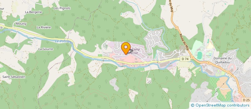 localisation de l'entreprise COPROPRIETE LES BORDES J 2 à SAINTE-MAXIME