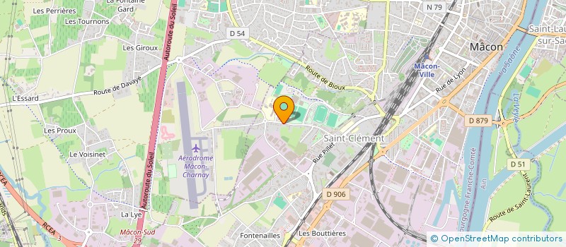 localisation de l'entreprise COPROPRIETE LES BRUYERES  MACON