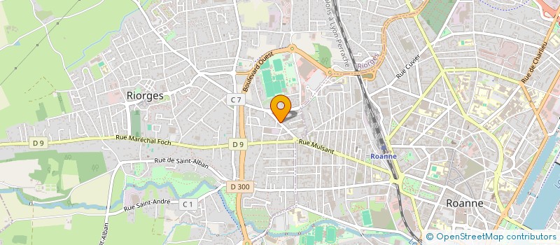 localisation de l'entreprise COPROPRIETE LES CANAUX à RIORGES