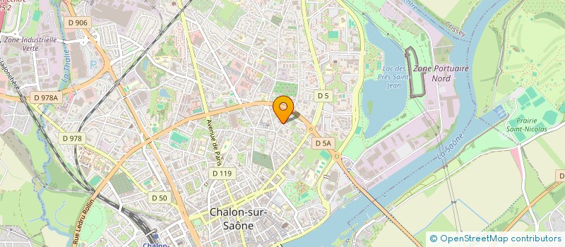 localisation de l'entreprise COPROPRIETE LES CAPUCINES  CHALON-SUR-SAONE