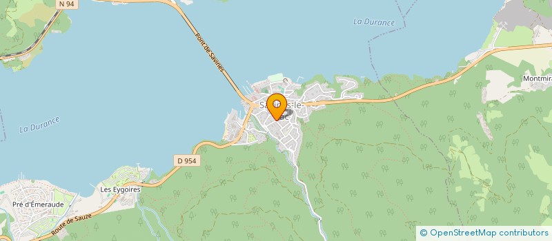 localisation de l'entreprise COPROPRIETE LES CHABRIERES  SAVINES-LE-LAC