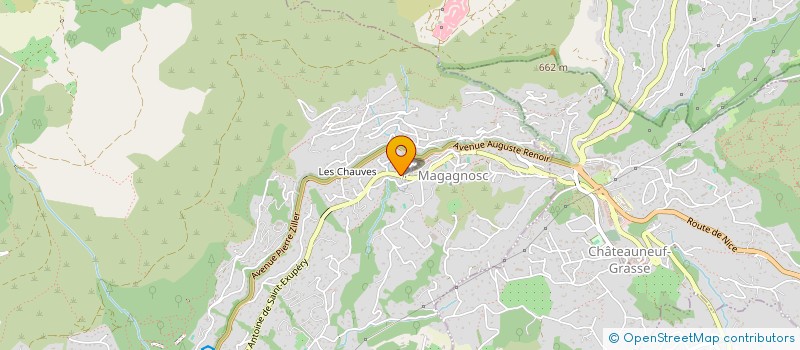 localisation de l'entreprise COPROPRIETE LES CHARMERETTES  GRASSE