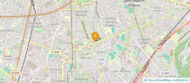 localisation de l'entreprise COPROPRIETE LES CHARMILLES  GRENOBLE