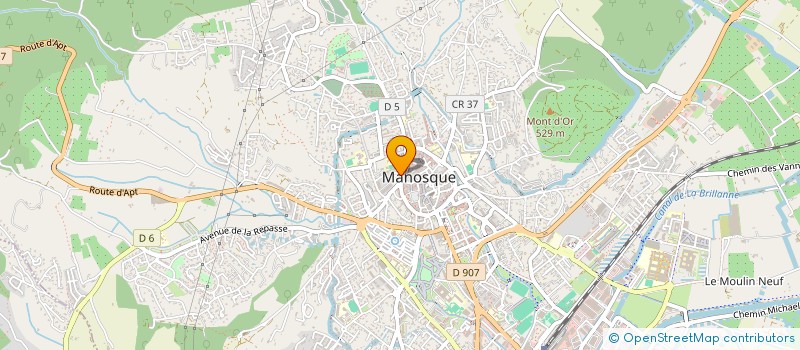 localisation de l'entreprise COPROPRIETE LES CIGALES à MANOSQUE